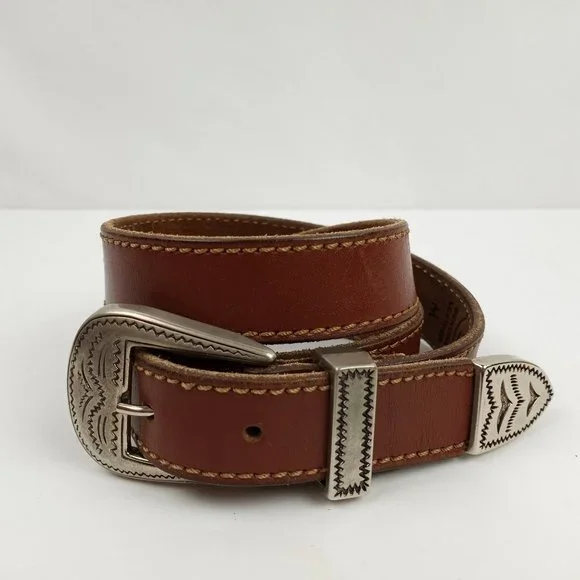 GAP | Accessories | Gap Brown Leather Belt Western Style  display picture 3